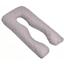 Подушка Ideia П-образная для беременных и отдыха, 140x75x20 см, светло-серая (8-33724 сірий/св.сірий) - миниатюра 1