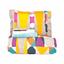 Комплект постельного белья Karaca Home Vitali mor Summer Set, евростандарт, разноцветный, 5 предметов (svt-2000022306256) - миниатюра 2