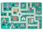Дерев'яні кубики з килимком Ecotoys Різнобарвне місто, 161 шт. (PH05D012) - мініатюра 7