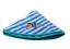 Рушник махровий Izzihome Баклажан, з вишивкою, 420 г/м2, 60 см, 1 шт., синій (600318) - мініатюра 1