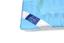 Ковдра вовняна MirSon Valentino Hand Made №1354, літня, 220x240 см, біло-блакитна - мініатюра 4