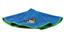 Рушник махровий Izzihome Яблуко, з вишивкою, 420 г/м2, 60 см, 1 шт., блакитний (600363) - мініатюра 2
