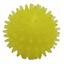 Игрушка для собак Fox Мяч с шипами, с ароматом ванили, 7,5 см, желтая - миниатюра 1