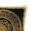 Подушка декоративна Прованс Baroque-2, 45х45 см, чорний із золотим (25623) - мініатюра 3