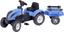 Дитячий трактор на педалях з причепом Falk 2050C Landini, синій (2050C) - мініатюра 1