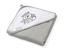 Рушник з капюшоном BabyOno Білочка, 100х100 см, сірий (346/03) - мініатюра 1