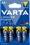 Батарейка Varta High Energy AA Bli 4, 4 шт. (4906121414) - миниатюра 1