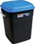 Бак для мусора Tayg Eco, 50 л, с крышкой и ручками, черный с синим (412028) - миниатюра 1