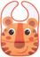 Пластиковый нагрудник с карманом Canpol Babies Hello Little Тигр, оранжевый (9/232_ora) - миниатюра 1