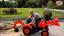 Детский трактор Falk Kubota на педалях с прицепом и 2 ковшами, красный (2090Z) - миниатюра 4