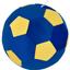Декоративна подушка Tigres Футбольний м'ячик, синій з жовтим (ПШ-0003) - мініатюра 1