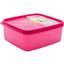 Бокс для морозильної камери Irak Plastik Alaska, вузький, 0,65 л, рожевий (SA970) - мініатюра 1
