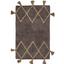 Килимок Irya Agnes gri, 110х70 см, коричневий (svt-2000022299596) - мініатюра 1