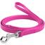 Повідець для собак Waudog Glamour, шкіряний, 122х0,9 см, рожевий - мініатюра 1