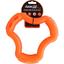 Игрушка для собак AnimAll Fun AGrizZzly Кольцо шестисторонное оранжевая 20 см - миниатюра 1
