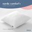 Подушка на блискавці Ideia Nordic Comfort Plus, зі стьобаним чохлом, 70х70 см, білий (8-34695) - мініатюра 1