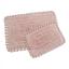 Набор ковриков Irya Debra g.kurusu, 90х60 см и 60х40 см, светло-розовый (svt-2000022214018) - миниатюра 1