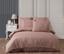 Комплект постельного белья Hobby Premium Sateen 300TC Stripe Pudra, евростандарт, сатин, розовый (68527_2,0) - миниатюра 1
