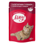 Вологий корм для котів Мяу, з апетитним гуляшем, 80 г (B2220101) - мініатюра 1