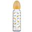 Пляшечка для годування Bebe Confort Standard Neck Glass Bottle Little Buddies, 240 мл, жовта (3102202060) - мініатюра 1