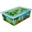 Коробка Qutu Light Box Zoo, с крышкой, 25 л, 17.5x37х52.5 см, разноцветная (LIGHT BOX с/к ZOO 25л.) - миниатюра 1