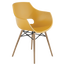 Кресло Papatya Opal-Wox, рама натуральный бук, матовый желтый (818797) - миниатюра 1