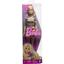 Лялька Barbie Модниця з брекетами у смугастій сукні, 30 см (HPF73) - мініатюра 5