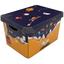 Коробка Qutu Style Box Space School, с крышкой, 20 л, 24х30х41 см, разноцветная (STYLE BOX з/кр. SPACE SCHOOL 20л.) - миниатюра 1