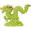 Фигурка декоративная Lefard Дракон 12.7 см зеленая ( (149-461) - миниатюра 1