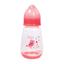 Пляшечка для годування Lindo, з силіконовою соскою, 150 мл, рожевий (LI 115 роз) - мініатюра 1