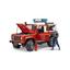 Пожарный джип Bruder Land Rover Defender с фигуркой пожарного, 28 см (02596) - миниатюра 2