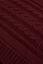 Вязаный плед с наволочками Sewel, бордовый (OA795080000) - миниатюра 4