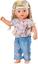 Одежда для куклы Baby Born Цветочный джинс 43 см (832677) - миниатюра 2