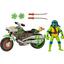 Бойовий транспорт TMNT Черепашки-ніндзя Movie III Леонардо на мотоциклі (83431) - мініатюра 2