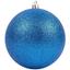 Куля новорічна Novogod'ko 10 см синя (974899) - мініатюра 1