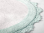 Килимок Irya Doreen mint-beyaz, 90х90 см, ментоловий (11913985279181) - мініатюра 2