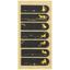 Паперові закладки ZiBi Kids Line Black із клейким шаром 45x12 мм 150 шт. (ZB.15100) - мініатюра 1