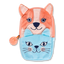 Пенал Offtop Кіт та пес, рожевий з синім - мініатюра 1