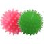 Набор игрушек для собак Fox Мячи с шипами, с ароматом ванили, 4 см, 1 шт., красный и зеленый - миниатюра 1