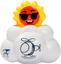 Іграшка для купання Lindo Хмара-сонце (8366-50A) - мініатюра 1