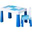 Набір меблів Tega Multifun, стіл і стілець, синій (MF-001-120) - мініатюра 1
