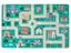 ​Деревянные кубики с ковриком Ecotoys Разноцветный город, 161 шт. (PH05D012) - миниатюра 7