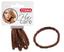 Набір резинок для волосся Titania Аnti Ziep, коричневий, 4.5 см, 6 шт. (7926) - мініатюра 1