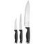 Набір ножів Ardesto Gemini Gourmet, 3 предмети, чорний (AR2103BL) - мініатюра 1
