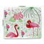 Ланч-бокс Offtop Фламинго, 18,5х16х6,5 см, белый (850086) - миниатюра 1