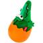 Игрушка для собак GiGwi EGG Крокодил-неваляшка, с пищалкой,14 см (2319) - миниатюра 1