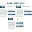 Комплект постельного белья ТЕП Happy Sleep Duo Modern полуторный белый с синим (2-04008_26627) - миниатюра 6
