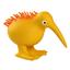 Іграшка для собак Kiwi Walker Птах ківі, помаранчевий, 8,5 см (LTX-011) - мініатюра 1