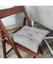 Подушка для стула Прованс Gray Milan, 40х40 см, серый (24623) - миниатюра 3