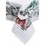Скатерть гобеленовая с велюром Прованс Зимний город 300х135 см белая (31299) - миниатюра 1
